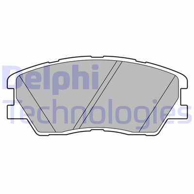 LP3673 DELPHI Комплект тормозных колодок, дисковый тормоз