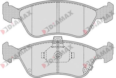 N09620 DIAMAX Комплект тормозных колодок, дисковый тормоз