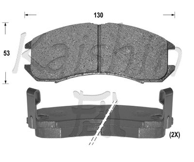 FK3053 KAISHIN Комплект тормозных колодок, дисковый тормоз