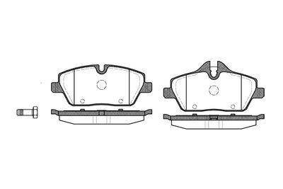 NB23915V00 NEW BLOX Комплект тормозных колодок, дисковый тормоз