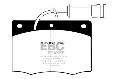 DP437 EBC Brakes Комплект тормозных колодок, дисковый тормоз