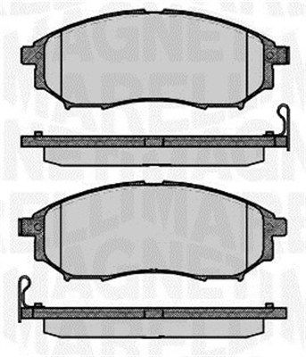 363916060683 MAGNETI MARELLI Комплект тормозных колодок, дисковый тормоз