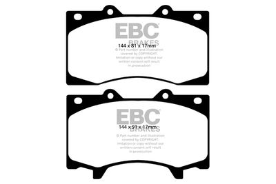 DP62125 EBC Brakes Комплект тормозных колодок, дисковый тормоз