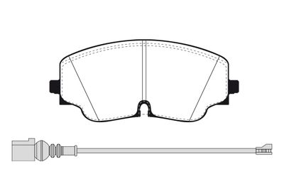 RA13380 RAICAM Комплект тормозных колодок, дисковый тормоз