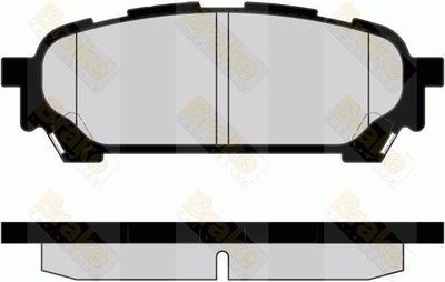 PA1731 Brake ENGINEERING Комплект тормозных колодок, дисковый тормоз