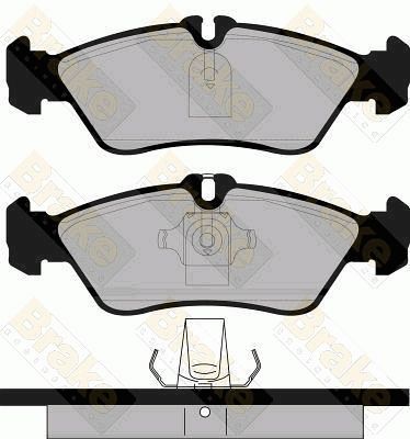 PA1104 Brake ENGINEERING Комплект тормозных колодок, дисковый тормоз