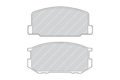 FDB322 FERODO Комплект тормозных колодок, дисковый тормоз