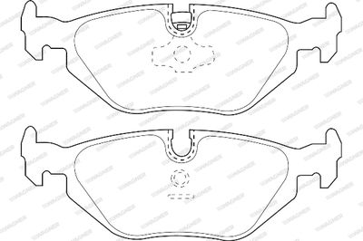 WBP20180A WAGNER Комплект тормозных колодок, дисковый тормоз