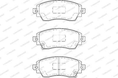 WBP23088A WAGNER Комплект тормозных колодок, дисковый тормоз