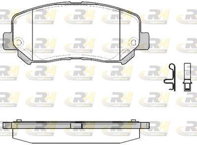 2151322 ROADHOUSE Комплект тормозных колодок, дисковый тормоз