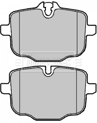 BBP2226 BORG & BECK Комплект тормозных колодок, дисковый тормоз