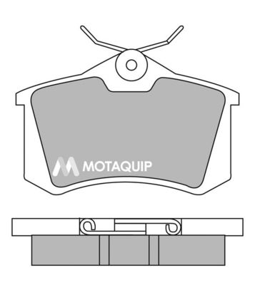 LVXL257 MOTAQUIP Комплект тормозных колодок, дисковый тормоз