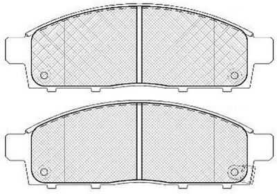 FP1519 FIT Комплект тормозных колодок, дисковый тормоз