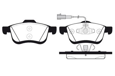 RA09432 RAICAM Комплект тормозных колодок, дисковый тормоз