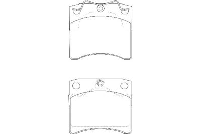 2134968 Omnicraft Комплект тормозных колодок, дисковый тормоз