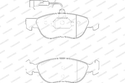 WBP21927C WAGNER Комплект тормозных колодок, дисковый тормоз