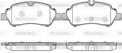 P1705300 WOKING Комплект тормозных колодок, дисковый тормоз