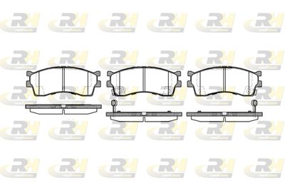 241532 ROADHOUSE Комплект тормозных колодок, дисковый тормоз