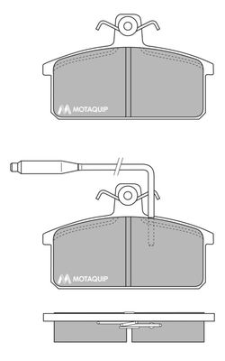 LVXL652 MOTAQUIP Комплект тормозных колодок, дисковый тормоз