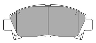 FBP0950 FREMAX Комплект тормозных колодок, дисковый тормоз