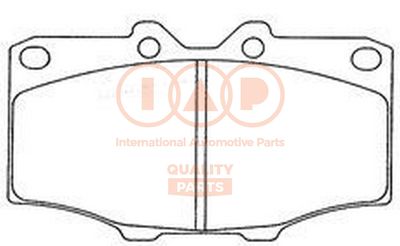 70417020P IAP QUALITY PARTS Комплект тормозных колодок, дисковый тормоз