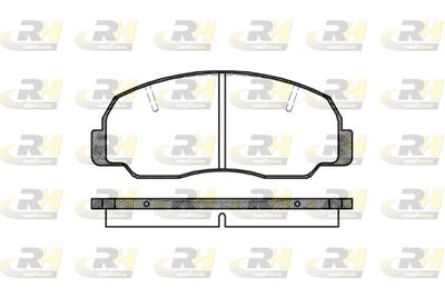 217810 ROADHOUSE Комплект тормозных колодок, дисковый тормоз