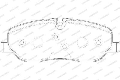 WBP24191A WAGNER Комплект тормозных колодок, дисковый тормоз