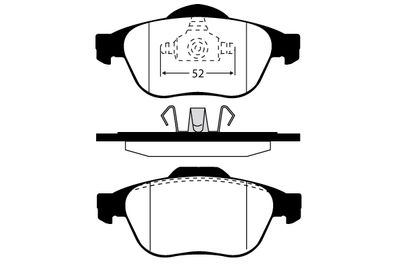 RA07700 RAICAM Комплект тормозных колодок, дисковый тормоз