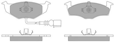 FBP098501 FREMAX Комплект тормозных колодок, дисковый тормоз