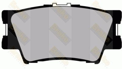 PA1748 Brake ENGINEERING Комплект тормозных колодок, дисковый тормоз