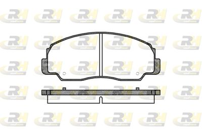 217820 ROADHOUSE Комплект тормозных колодок, дисковый тормоз