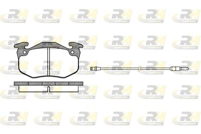 214432 ROADHOUSE Комплект тормозных колодок, дисковый тормоз