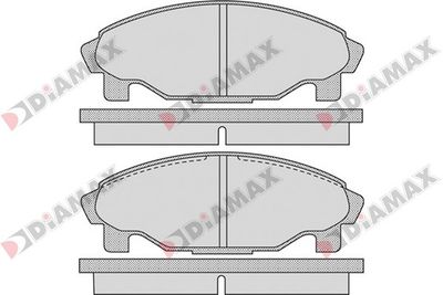 N09315 DIAMAX Комплект тормозных колодок, дисковый тормоз