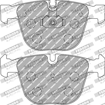 FDS1672 FERODO RACING Комплект тормозных колодок, дисковый тормоз