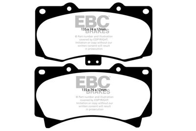 DP61759 EBC Brakes Комплект тормозных колодок, дисковый тормоз