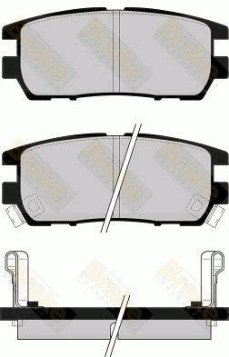 PA959 Brake ENGINEERING Комплект тормозных колодок, дисковый тормоз