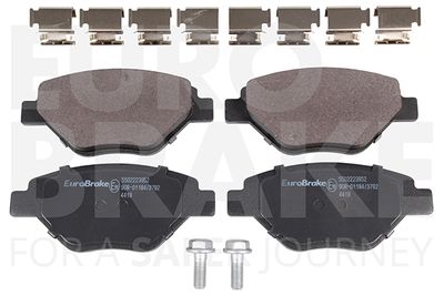 5502223952 EUROBRAKE Комплект тормозных колодок, дисковый тормоз