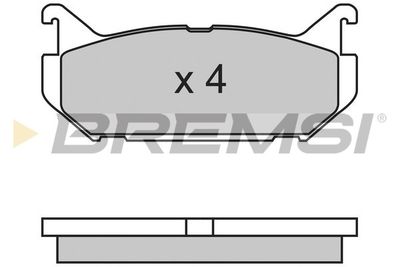 BP2632 BREMSI Комплект тормозных колодок, дисковый тормоз