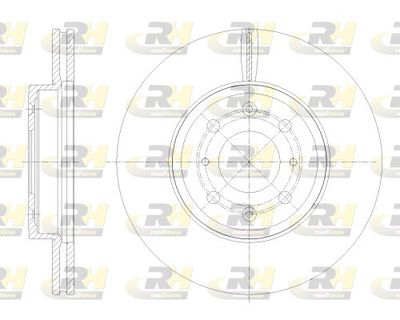 6254410 ROADHOUSE Комплект тормозных колодок, дисковый тормоз