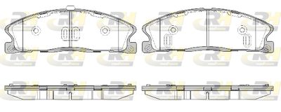 2149500 ROADHOUSE Комплект тормозных колодок, дисковый тормоз