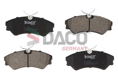 324728 DACO Germany Комплект тормозных колодок, дисковый тормоз