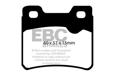 DP2761 EBC Brakes Комплект тормозных колодок, дисковый тормоз