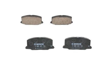 0986493720 BOSCH Комплект тормозных колодок, дисковый тормоз