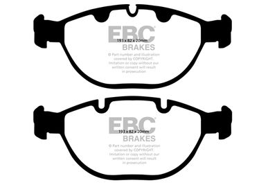 DP41472R EBC Brakes Комплект тормозных колодок, дисковый тормоз