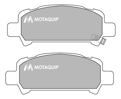 LVXL1010 MOTAQUIP Комплект тормозных колодок, дисковый тормоз