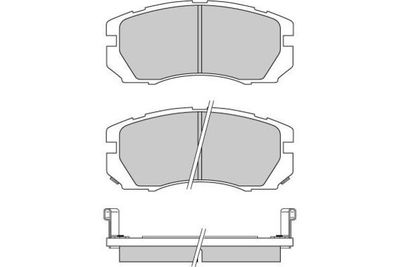 120663 E.T.F. Комплект тормозных колодок, дисковый тормоз