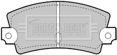 BBP1247 BORG & BECK Комплект тормозных колодок, дисковый тормоз