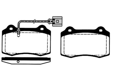 RA07523 RAICAM Комплект тормозных колодок, дисковый тормоз