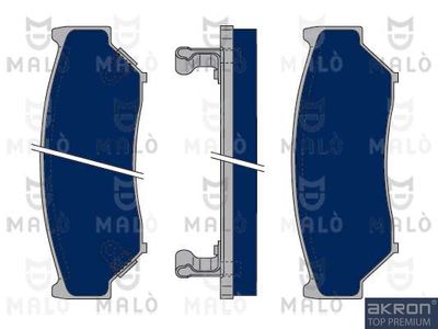 1050060 AKRON-MALÒ Комплект тормозных колодок, дисковый тормоз