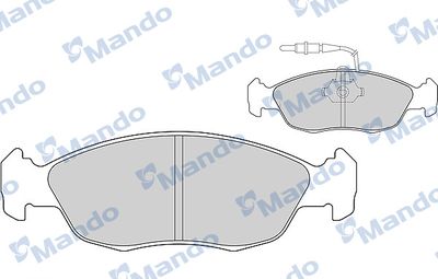 MBF015102 MANDO Комплект тормозных колодок, дисковый тормоз